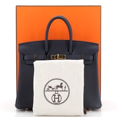 Hermes Birkin Handbag Caban Togo with Gold Hardware 25