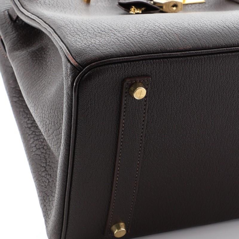 Hermes Birkin Handbag Cacoan Chevre de Coromandel with Gold Hardware 35 1
