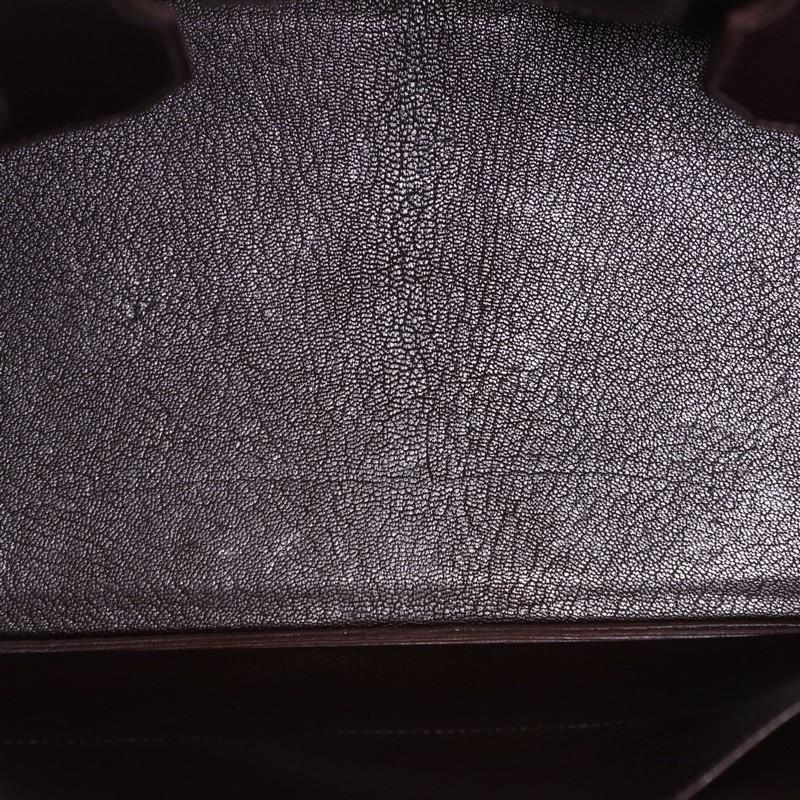 Hermes Birkin Handbag Cacoan Chevre de Coromandel with Gold Hardware 35 3