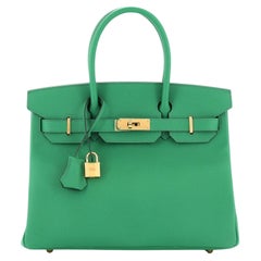 Hermès Verso Tosca and Rose Tyrien Epsom Birkin 30 PHW For Sale at 1stDibs