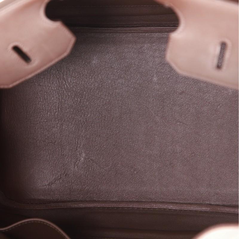 Hermes Birkin Handbag Chocolate Swift with Palladium Hardware 35 1