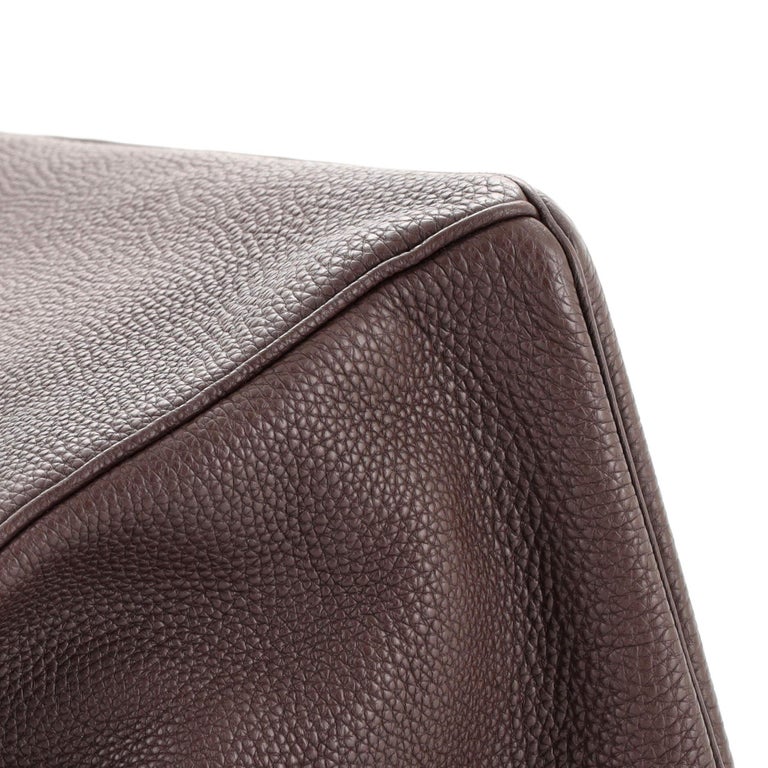 Hermes 40cm Chocolate Togo Leather Birkin Bag with Palladium, Lot #58279