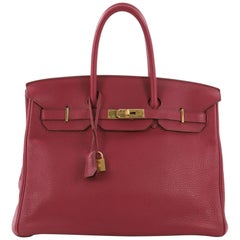 Hermes Birkin Handbag Clemence 35