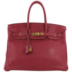 Hermes Birkin Handbag Clemence 35