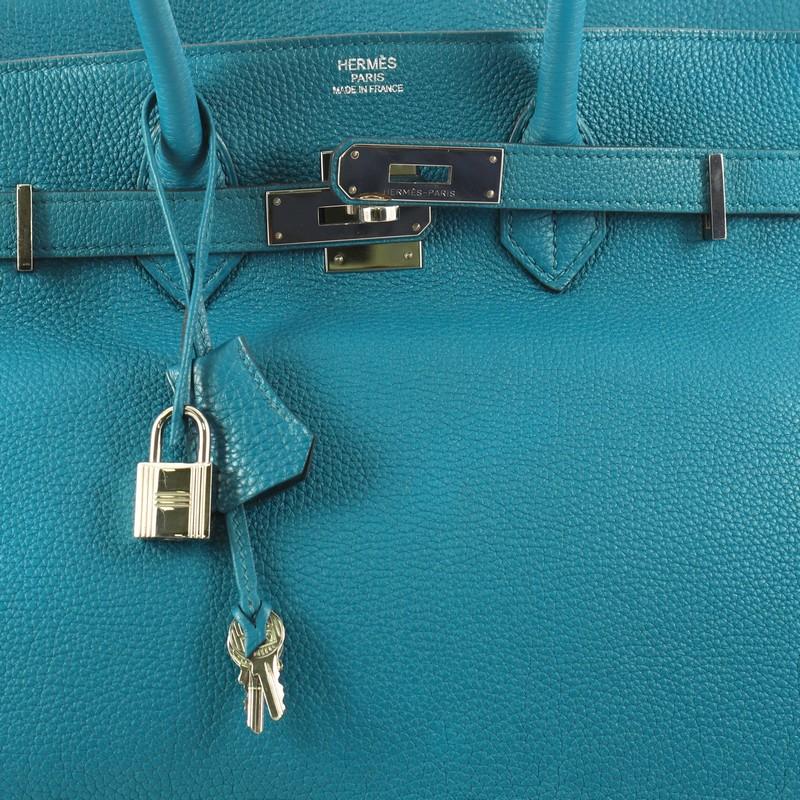 Hermes Birkin Handbag Cobalt Blue Togo with Palladium Hardware 35 2