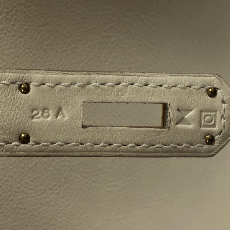 Hermes Birkin Handbag Craie Swift with Gold Hardware 30 5