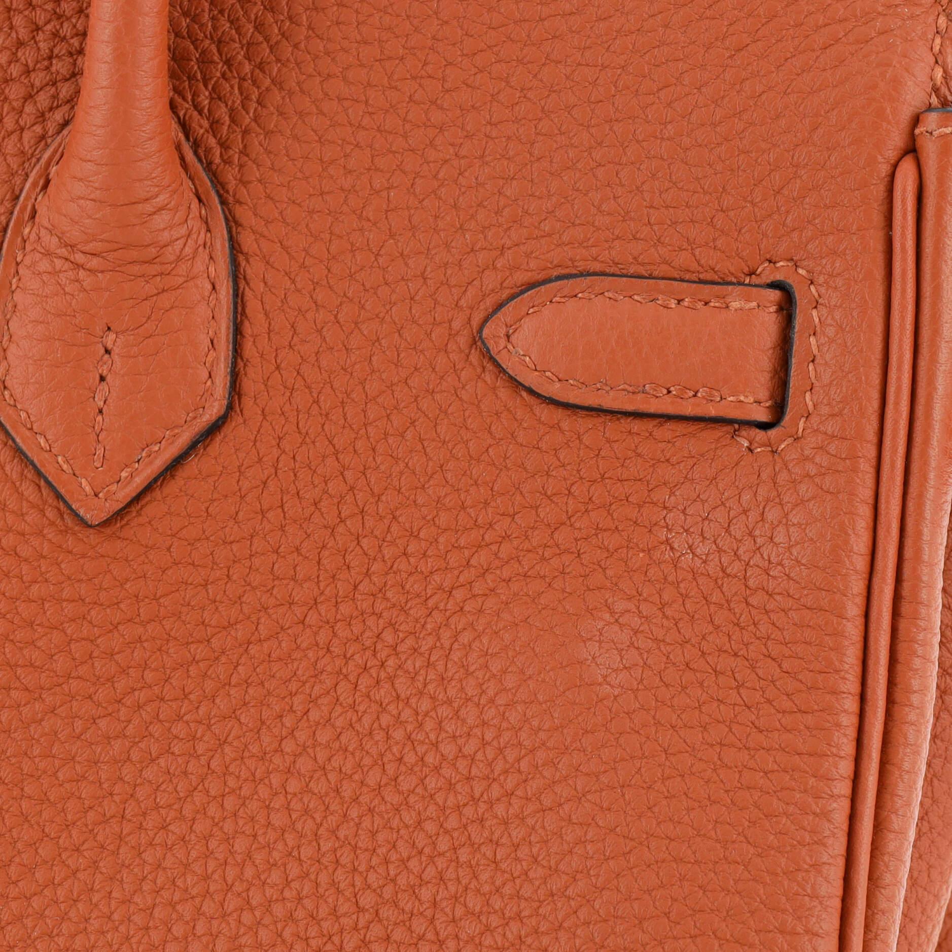 Hermes Birkin Handbag Cuivre Togo with Gold Hardware 25 2