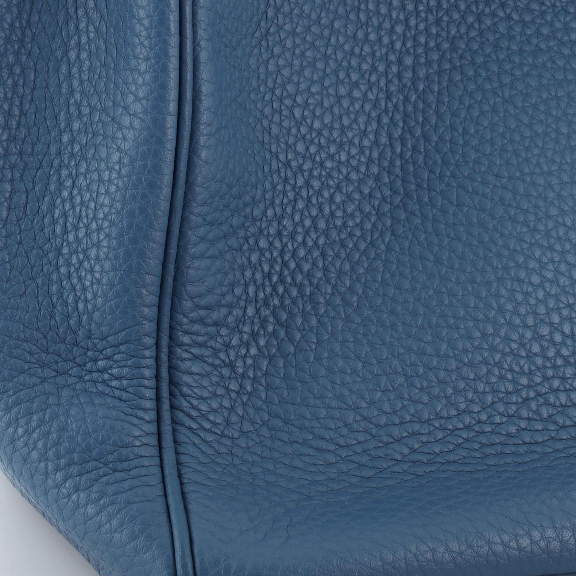 Hermes Birkin Handbag Deep Blue Togo with Palladium Hardware 30 5
