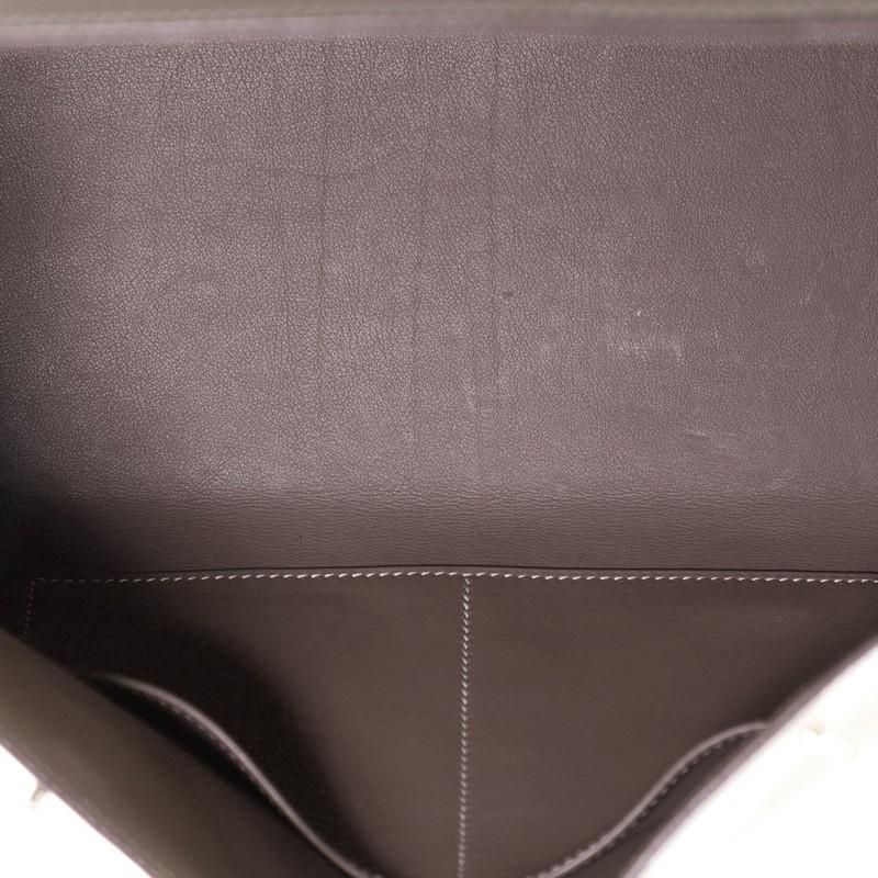 Hermes Birkin Handbag Etain Epsom with Palladium Hardware 35 In Good Condition In NY, NY