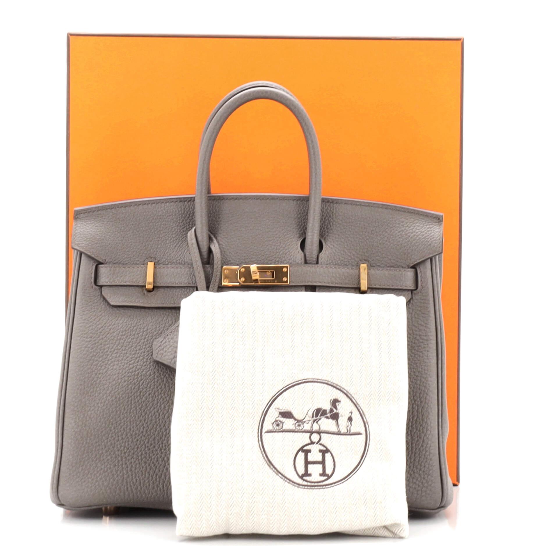 birkin gris etain rose gold