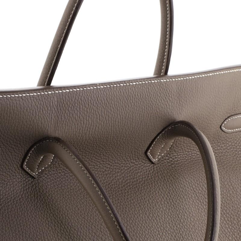 Hermes Birkin Handbag Etoupe Togo with Gold Hardware 40 4