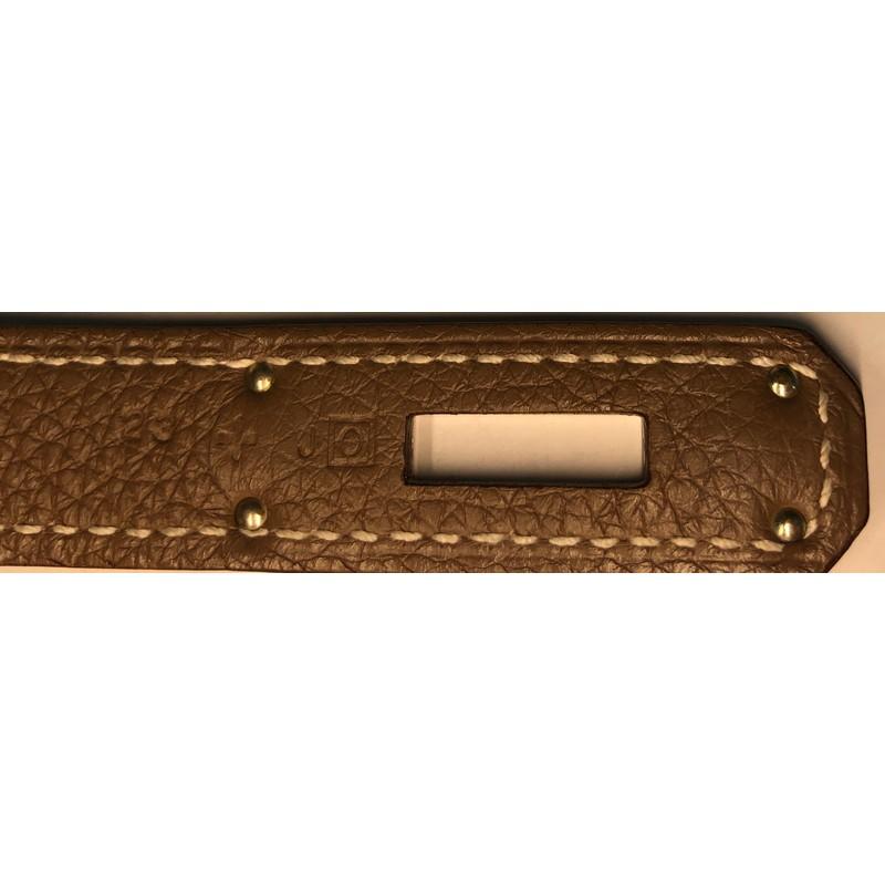 Hermes Birkin Handbag Etoupe Togo With Palladium Hardware 35 2
