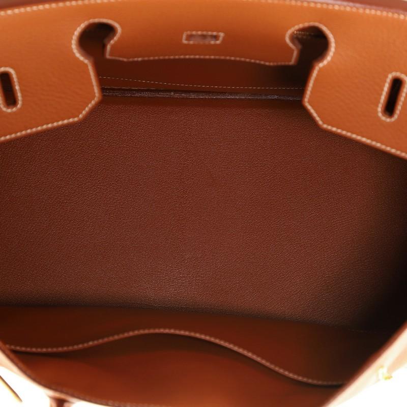 Women's or Men's Hermes Birkin Handbag Etrusque Clemence with Gold Hardware 40