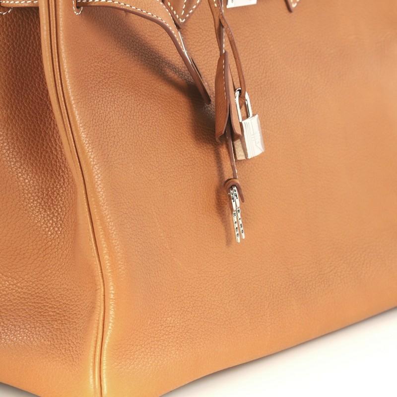 Hermes Birkin Handbag Fauve Barenia Faubourg with Palladium Hardware 35 2