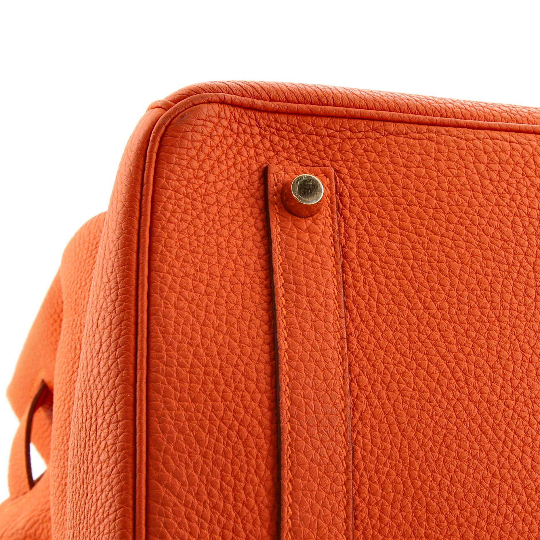 Women's or Men's Hermes Birkin Handbag Feu Togo with Gold Hardware 35