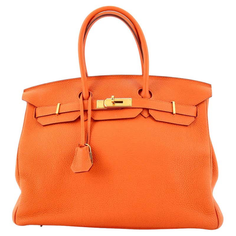 Hermès Vintage Toile Canvas and Gold Leather Kelly 32 Bag Golden Hdw ...