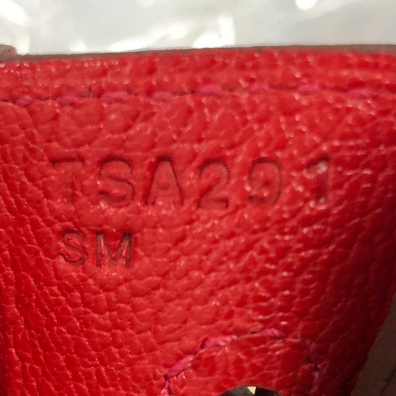 Hermes Birkin Handbag Geranium Togo with Palladium Hardware 25 3