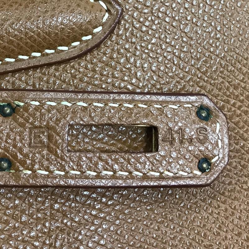 Hermes Birkin Handbag Gold Courchevel with Gold Hardware 35 3