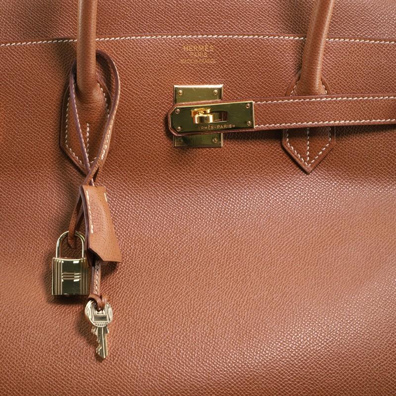 Hermes Birkin Handbag Gold Courchevel with Gold Hardware 40 1