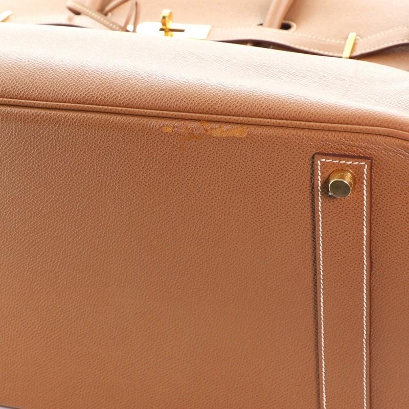 Hermes Birkin Handbag Gold Courchevel with Gold Hardware 40 2
