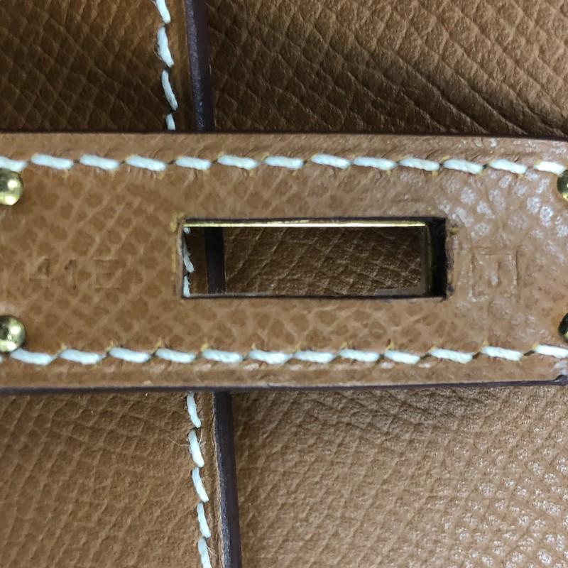 Hermes Birkin Handbag Gold Epsom with Gold Hardware 35 3