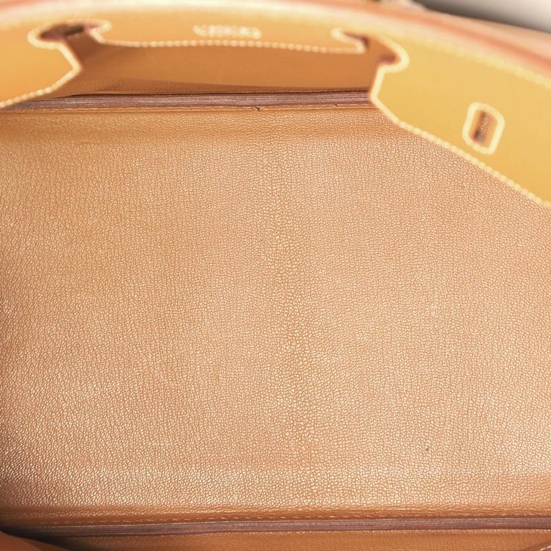 Hermes Birkin Handbag Gold Epsom with Gold Hardware 35 3