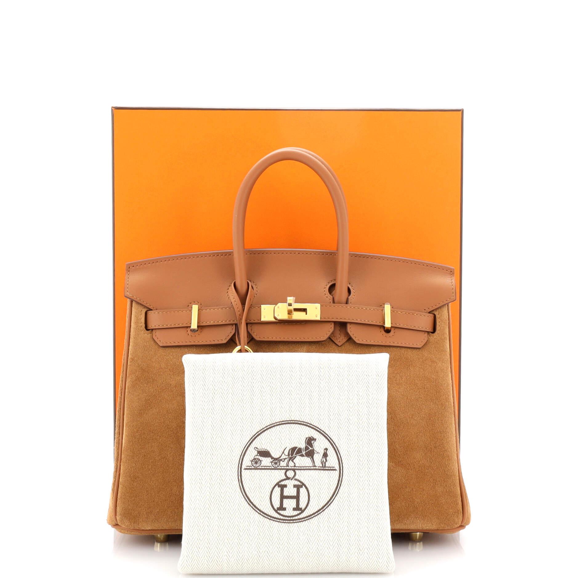 Hermes Birkin 25 Limited Edition Grizzly Gris Caillou Etoupe Swift Leather  Bag