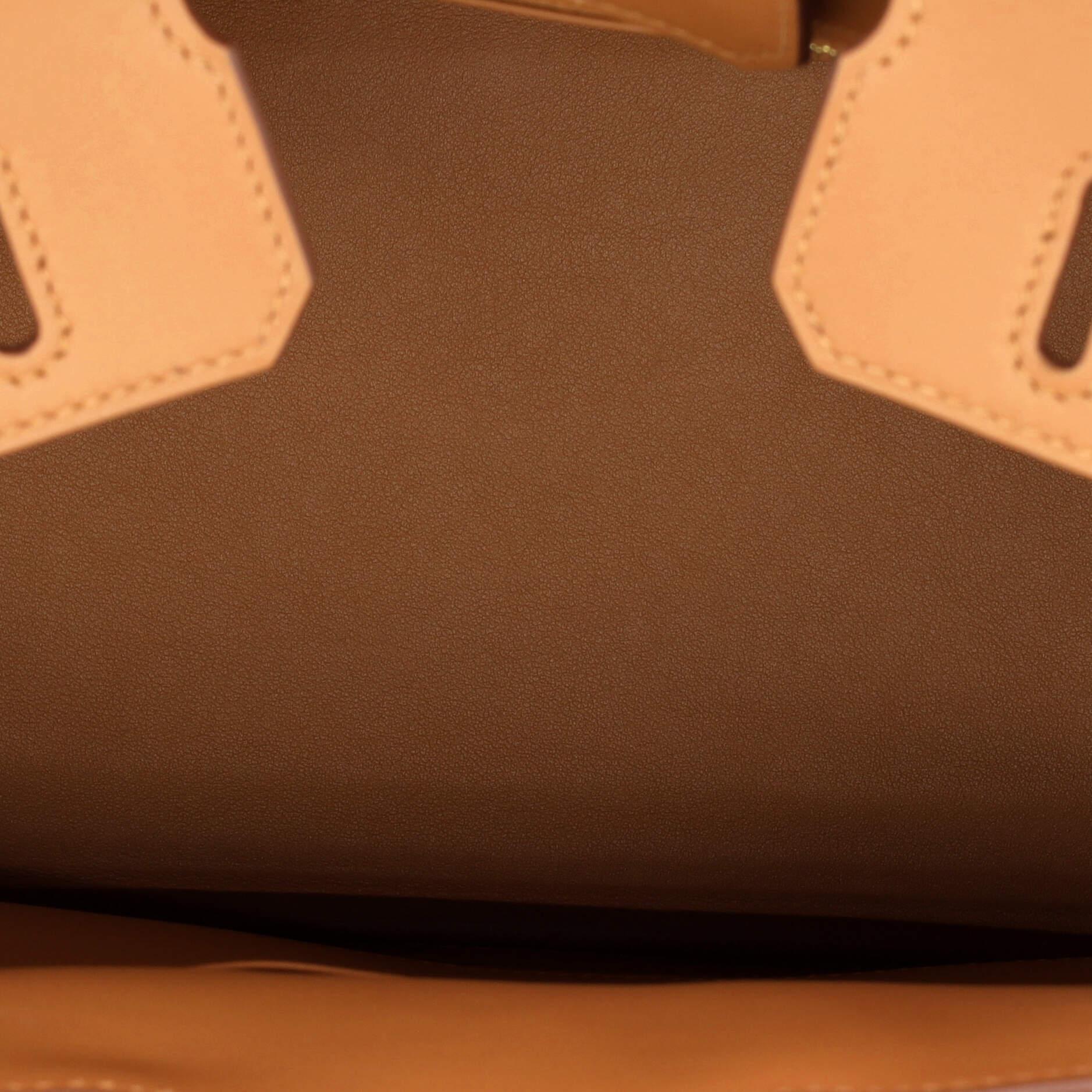 Hermes Birkin Handbag Gold Grizzly and Swift with Gold Hardware 25 2