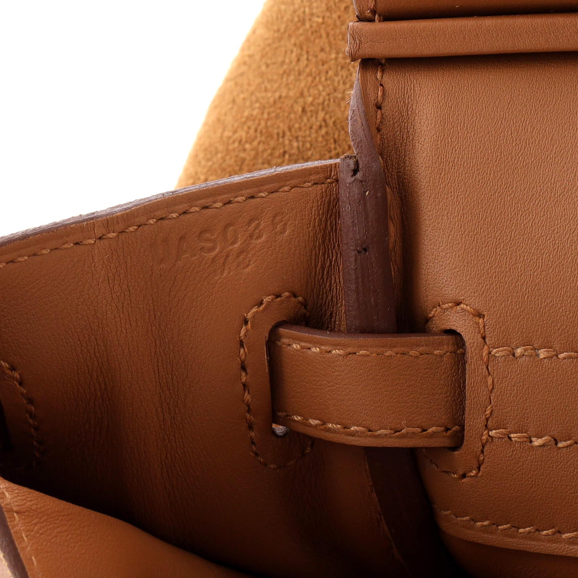 Hermes Birkin Handbag Gold Grizzly and Swift with Gold Hardware 25 5