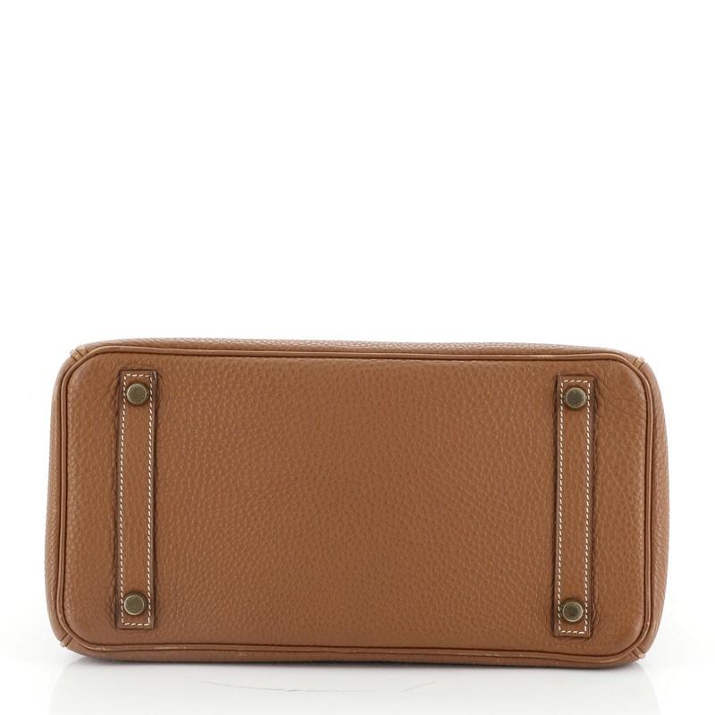 Hermes Birkin Handbag Gold Togo With Gold Hardware 30  In Good Condition In NY, NY