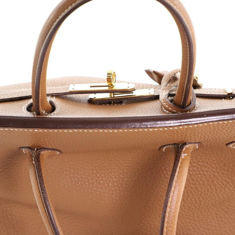 Hermes Birkin Handbag Gold Togo With Gold Hardware 30  4