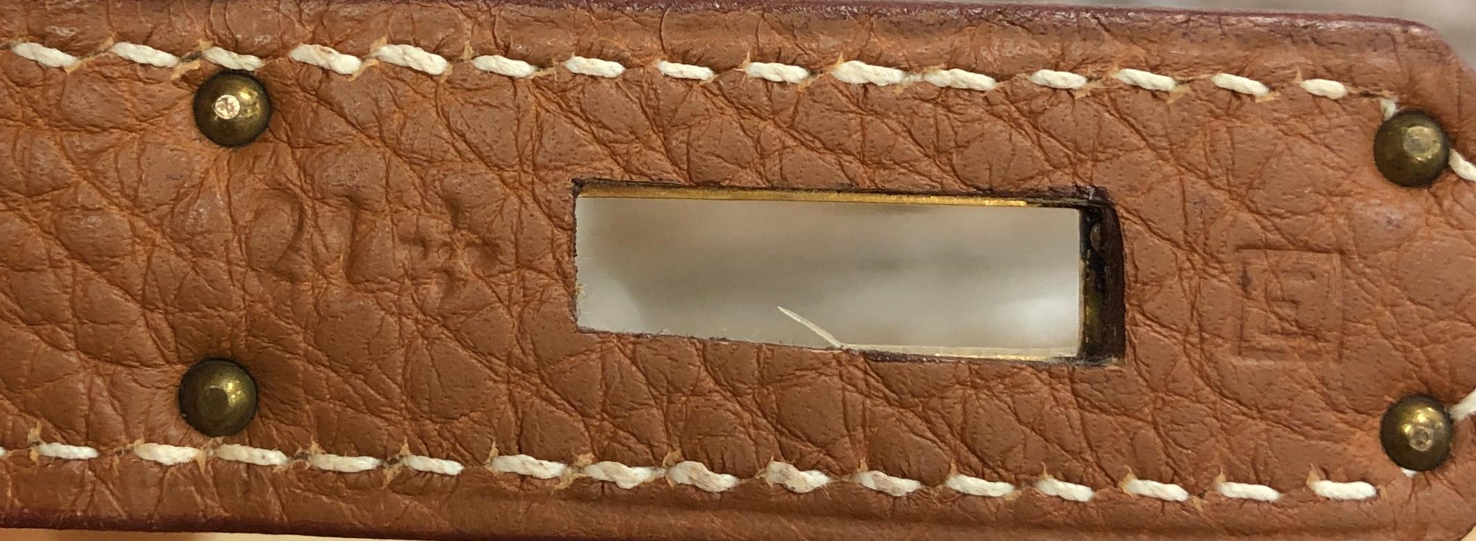 Hermes Birkin Handbag Gold Togo with Gold Hardware 35 6