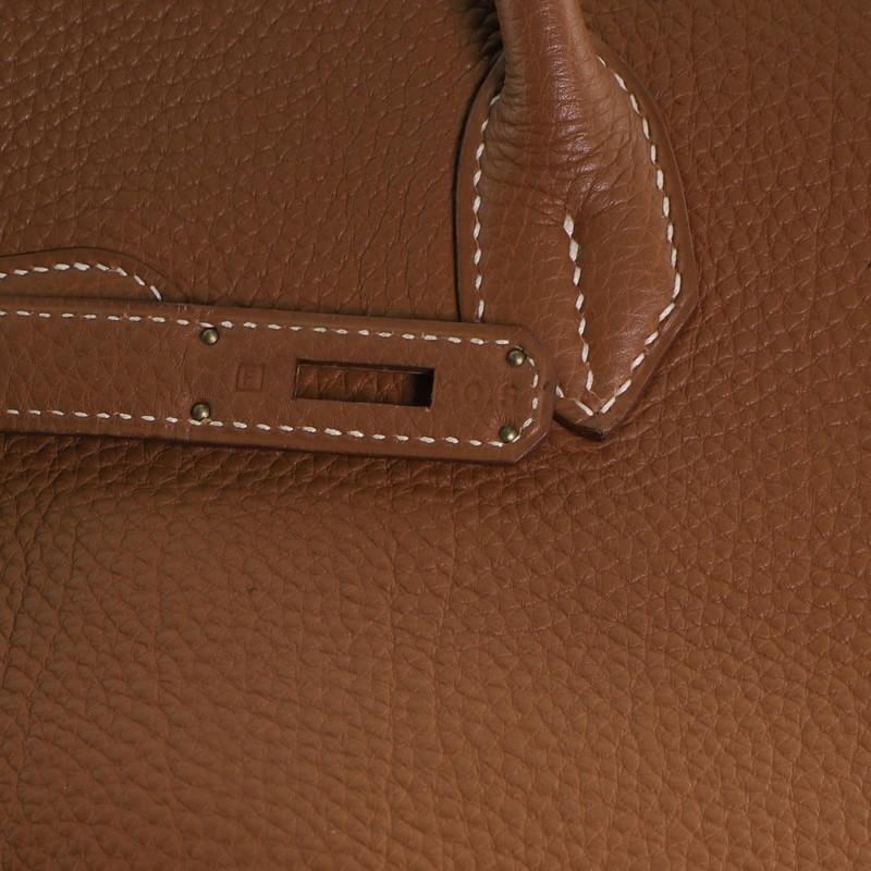Hermes Birkin Handbag Gold Togo with Gold Hardware 35 8