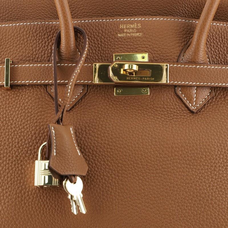 Hermes Birkin Handbag Gold Togo With Gold Hardware 35  1