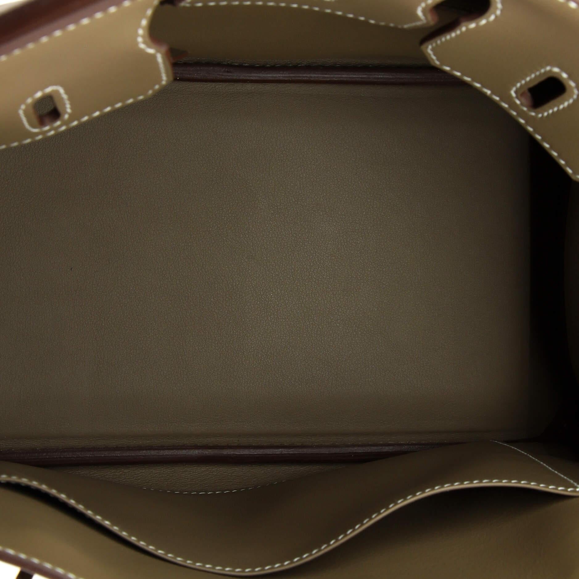 Hermes Birkin Handbag Grey Swift with Gold Hardware 25 2
