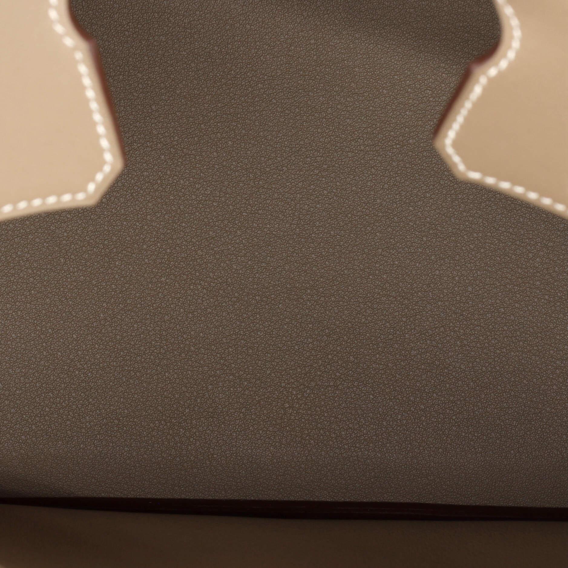 Hermes Birkin Handbag Grey Swift with Palladium Hardware 25 2