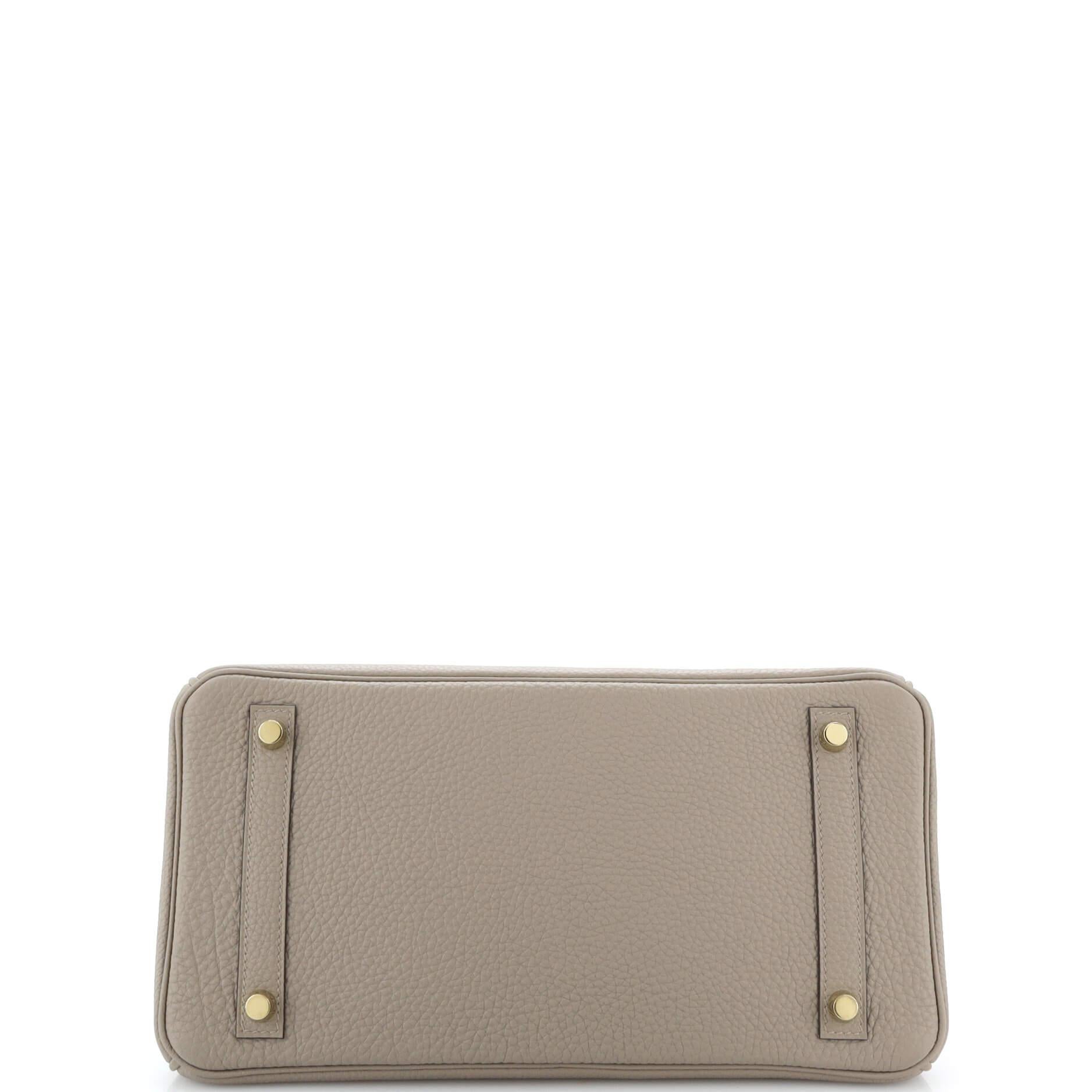 Hermes Birkin Handbag Grey Togo with Gold Hardware 30 1