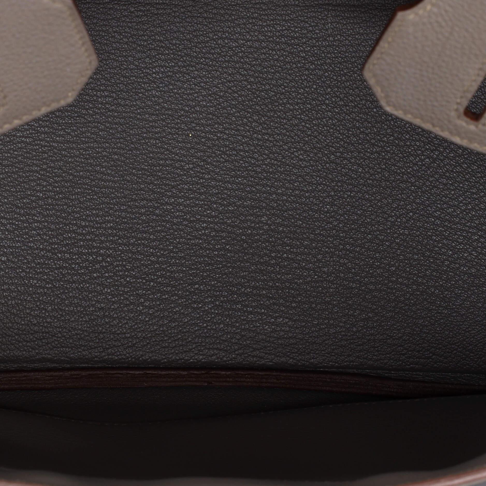 Hermes Birkin Handbag Grey Togo with Palladium Hardware 30 2