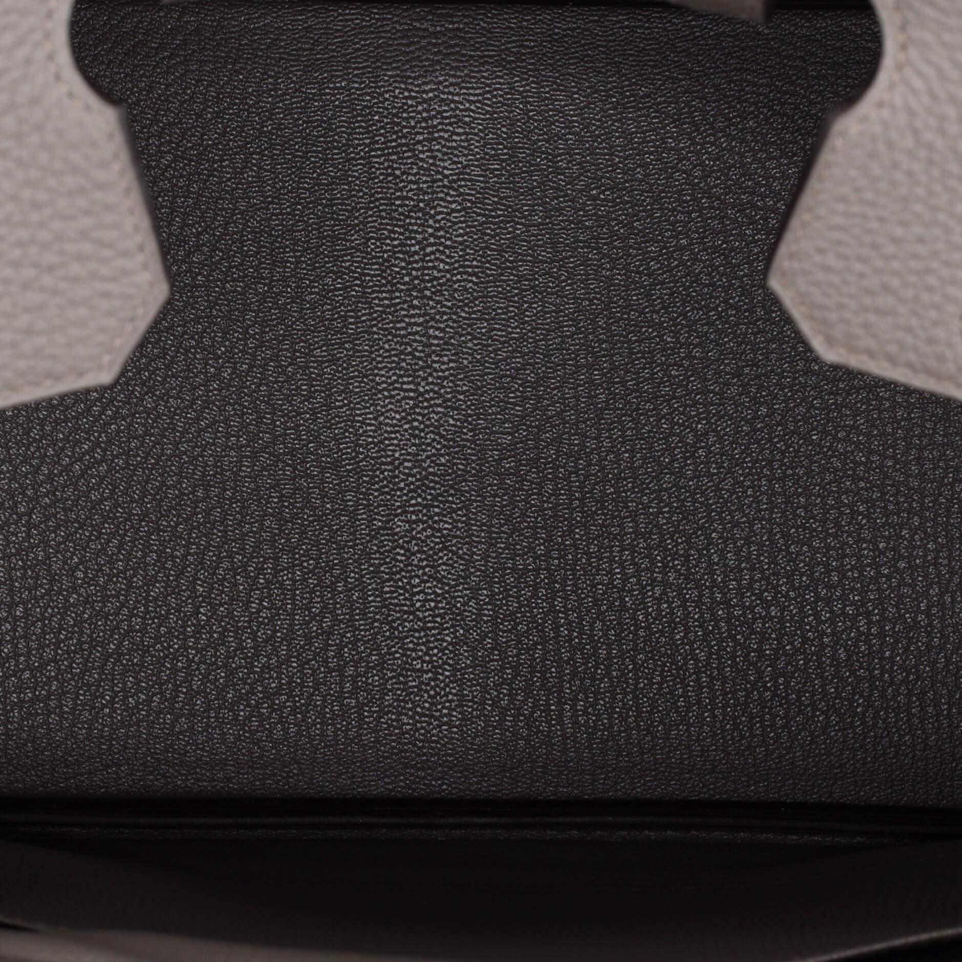 Hermes Birkin Handbag Grey Togo with Palladium Hardware 30 2