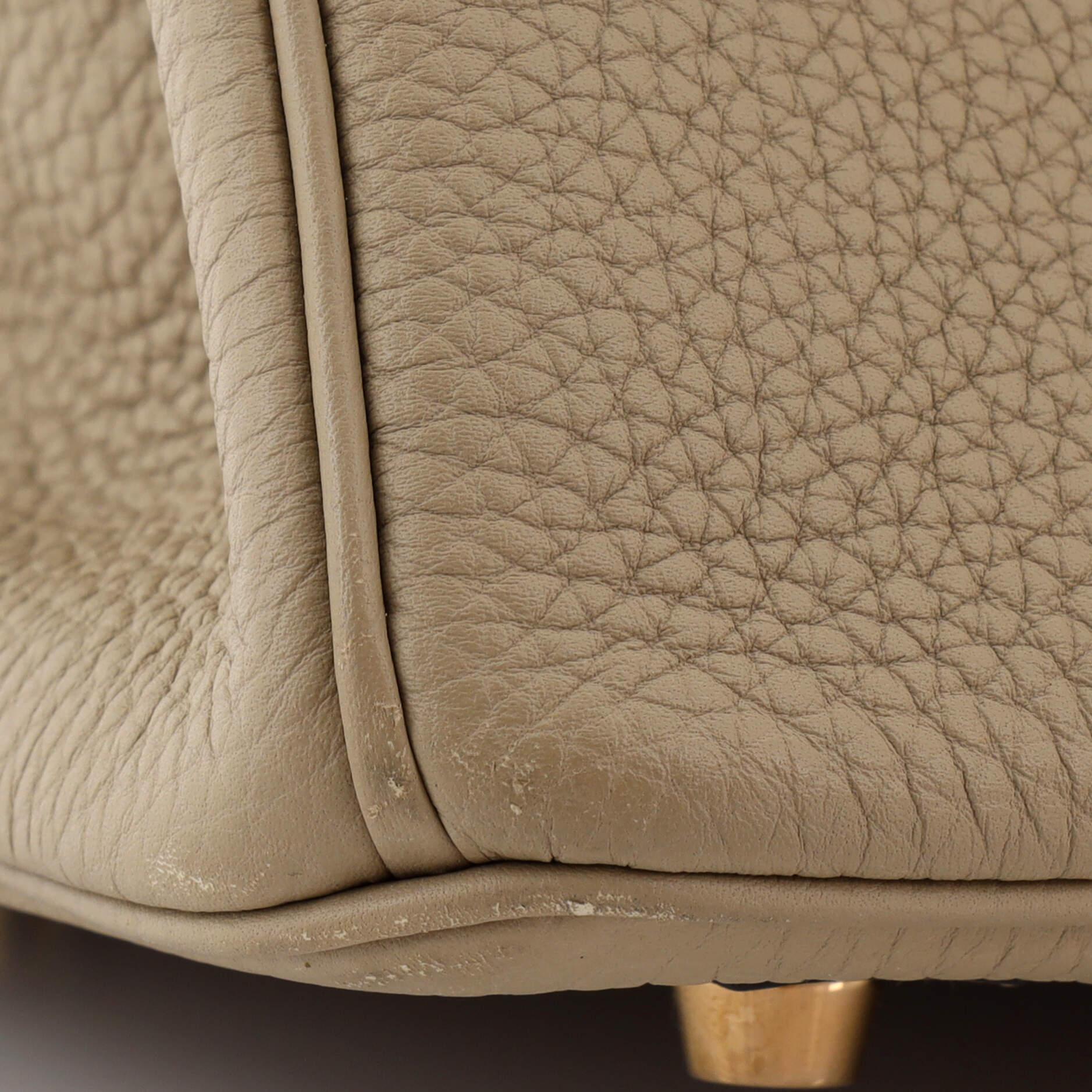 Hermes Birkin Handbag Grey Togo with Rose Gold Hardware 30 7