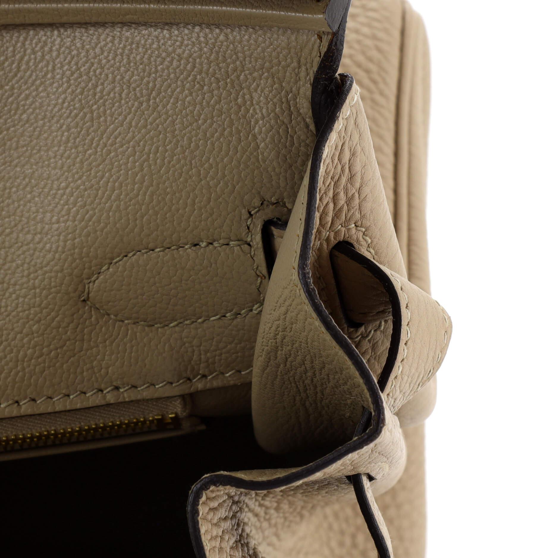 Hermes Birkin Handbag Grey Togo with Rose Gold Hardware 30 8