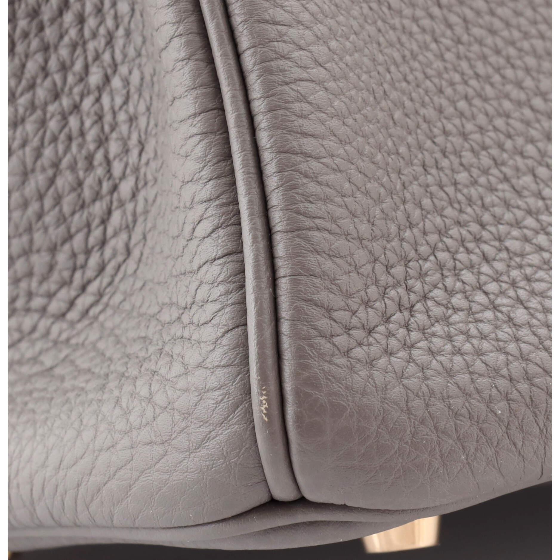 Hermes Birkin Handbag Grey Togo with Rose Gold Hardware 30 4