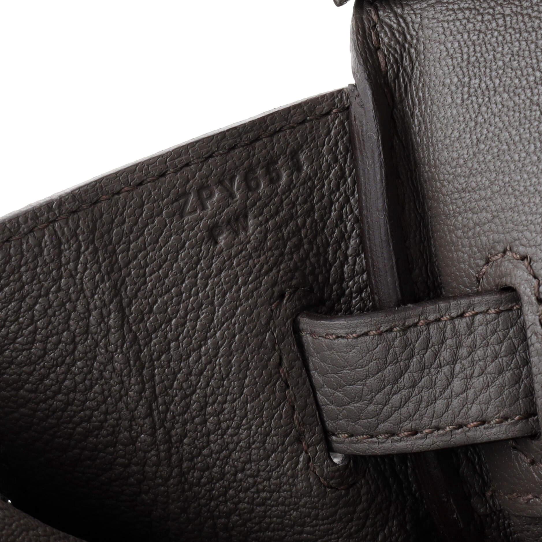 Hermes Birkin Handbag Grey Togo with Rose Gold Hardware 30 5