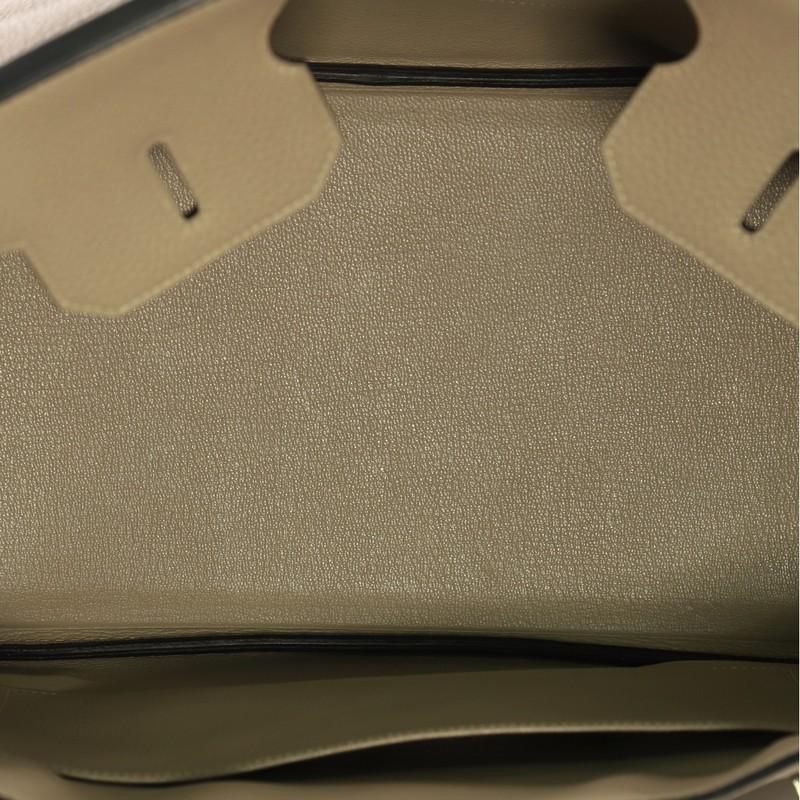 Hermes Birkin Handbag Gris Tourterelle Togo with Palladium Hardware 35 1