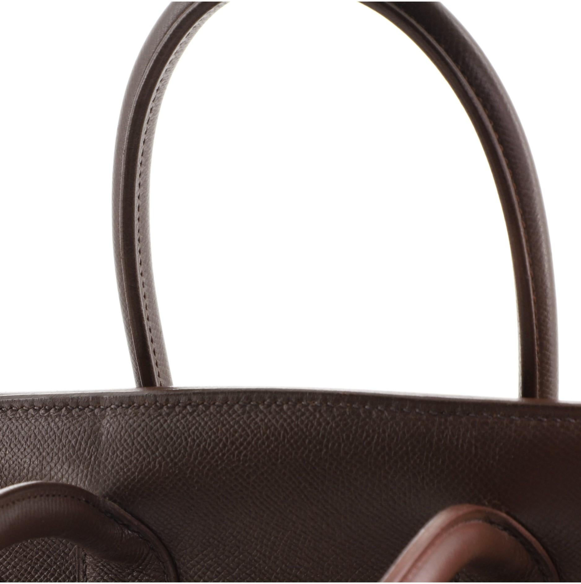 Hermes Birkin Handbag Havane Courchevel with Gold Hardware 30 6