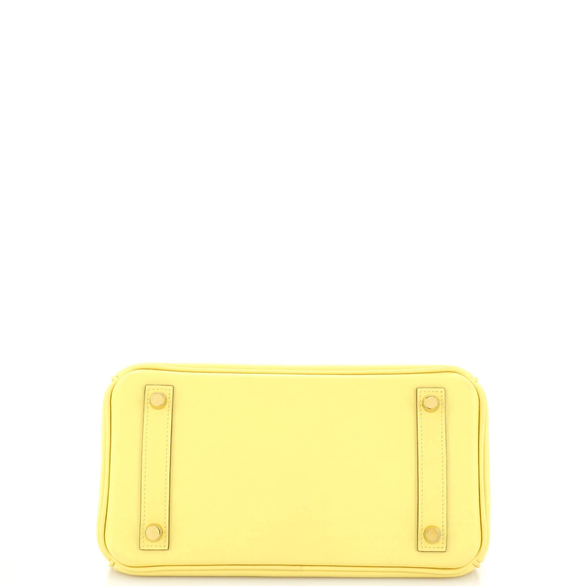 Hermes Birkin Handbag Jaune Poussin Swift with Gold Hardware 25 1