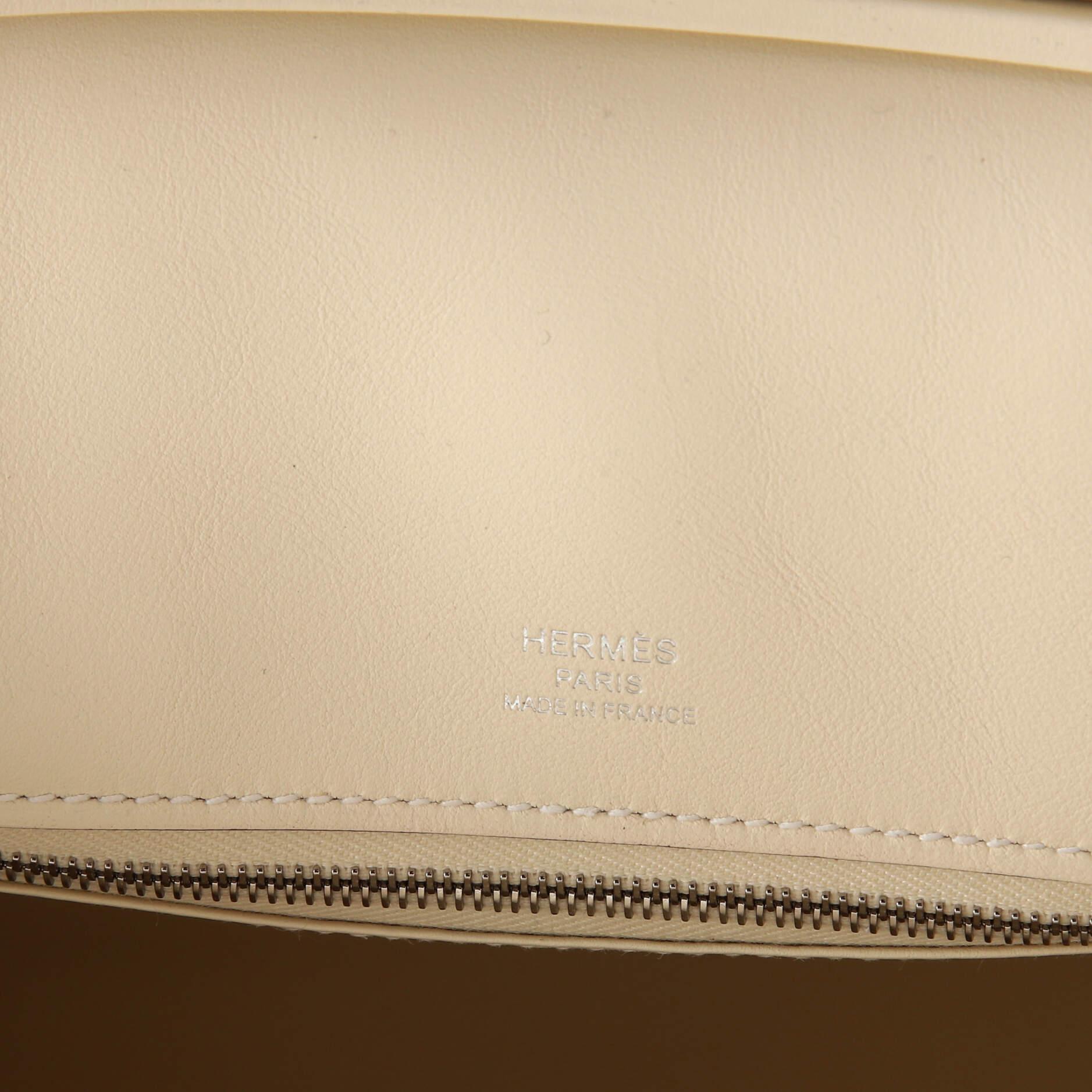 Hermes Birkin Handbag Light Grizzly with Swift with Palladium Hardware 25 4