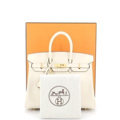 Hermes Birkin Handbag Light Swift with Gold Hardware 25