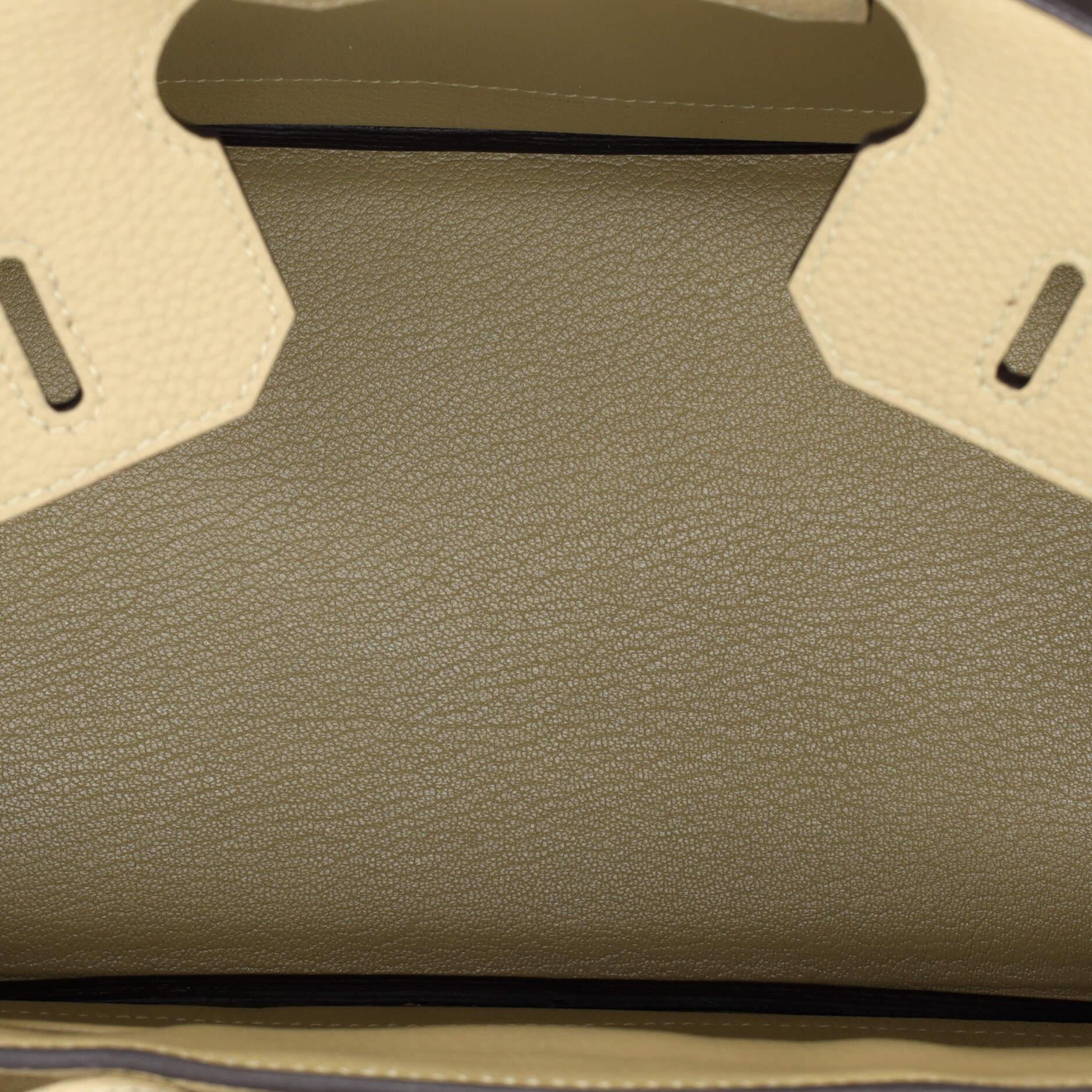 Hermes Birkin Handbag Light Togo with Gold Hardware 30 2