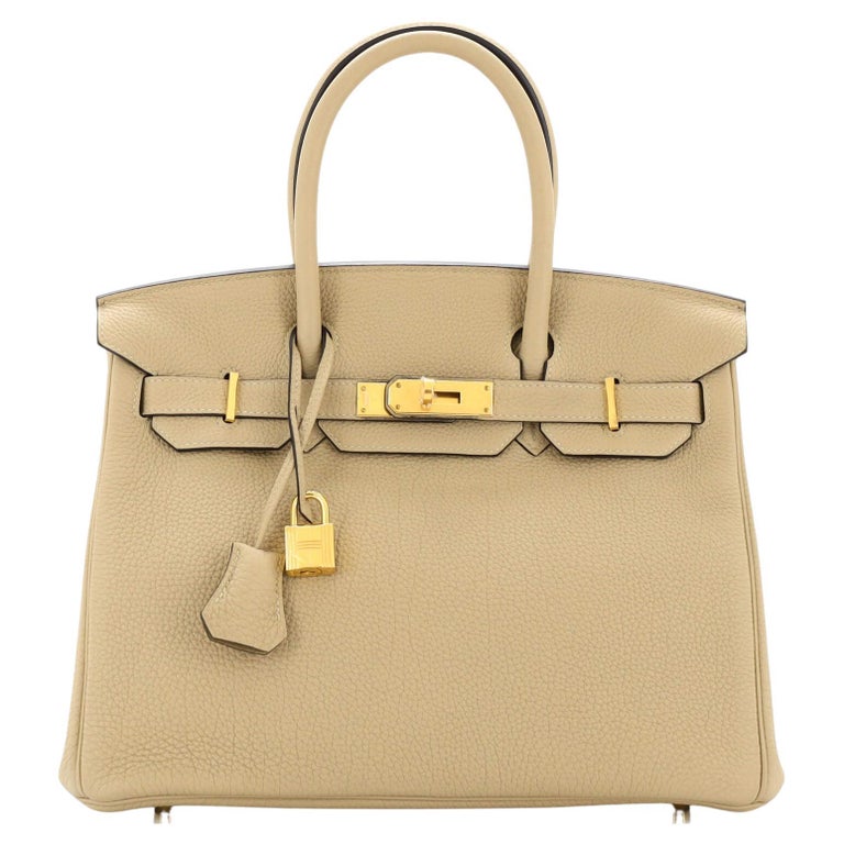 Birkin 30 Gold Veau Togo Gold Plated Y Stamp – REDELUXE